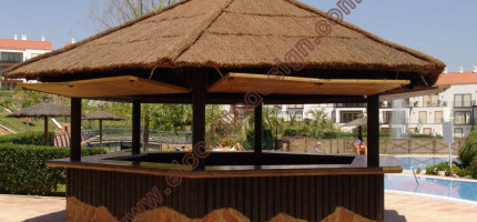 Bar tropical hexagonal