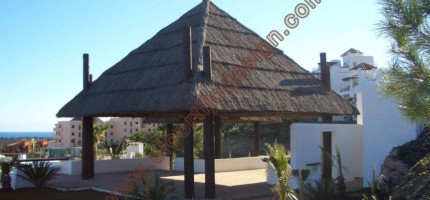 Tejado en brezo nacional